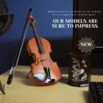 AJ031 Orange Vintage Violin 1:2 